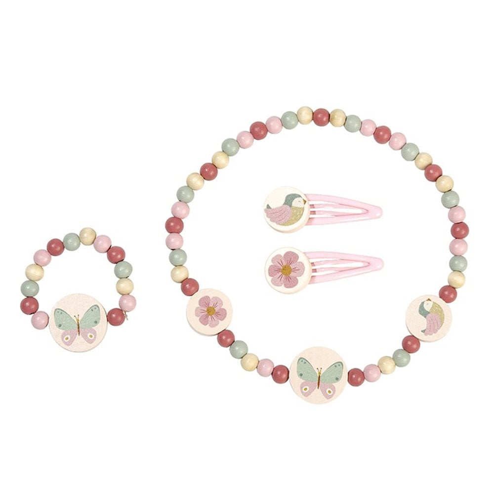 Little Dutch Wooden Jewellery Set – Flowers & Butterflies