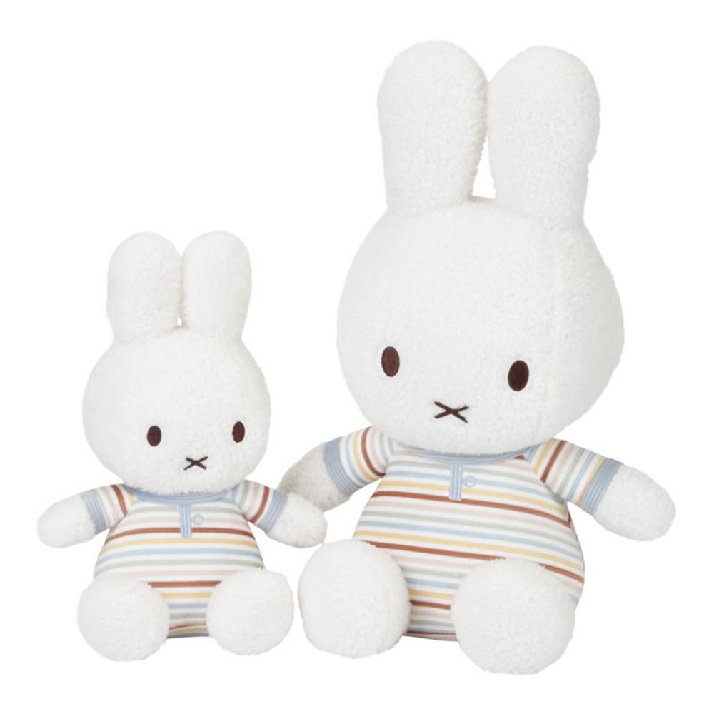 Little Dutch x Miffy Cuddly Soft Toy – Vintage Sunny Stripes (35 cm)