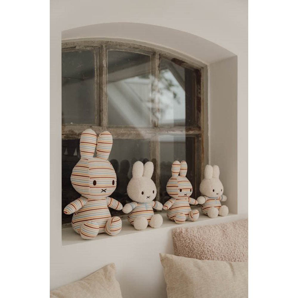 Little Dutch x Miffy Cuddly Soft Toy – Vintage Sunny Stripes All-over