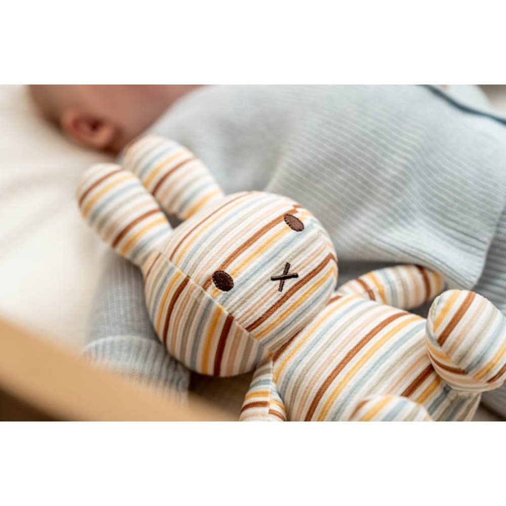 Little Dutch x Miffy Cuddly Soft Toy – Vintage Sunny Stripes All-over
