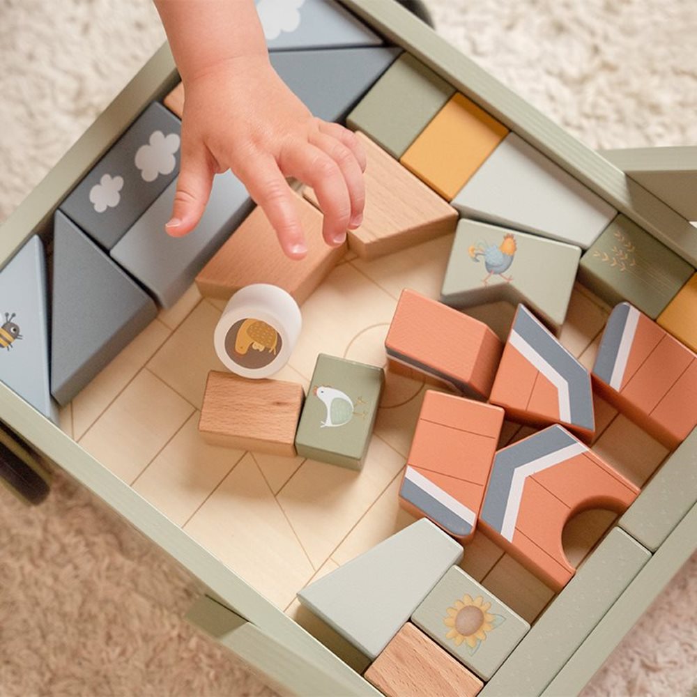 Little Dutch Baby Walker with Blocks – Little Farm