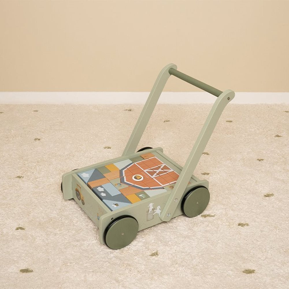 Little Dutch Baby Walker with Blocks – Little Farm