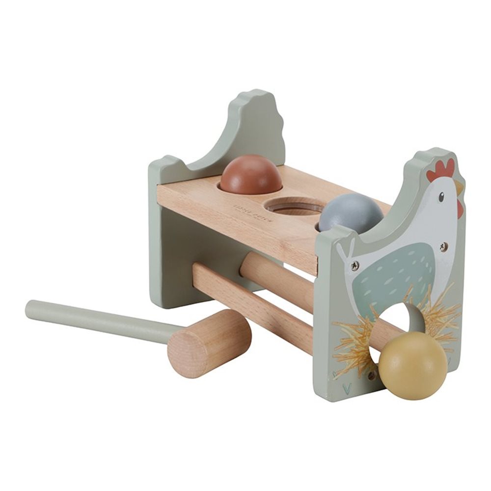 Little Dutch Pounding Bench With Rolling Balls – Little Farm