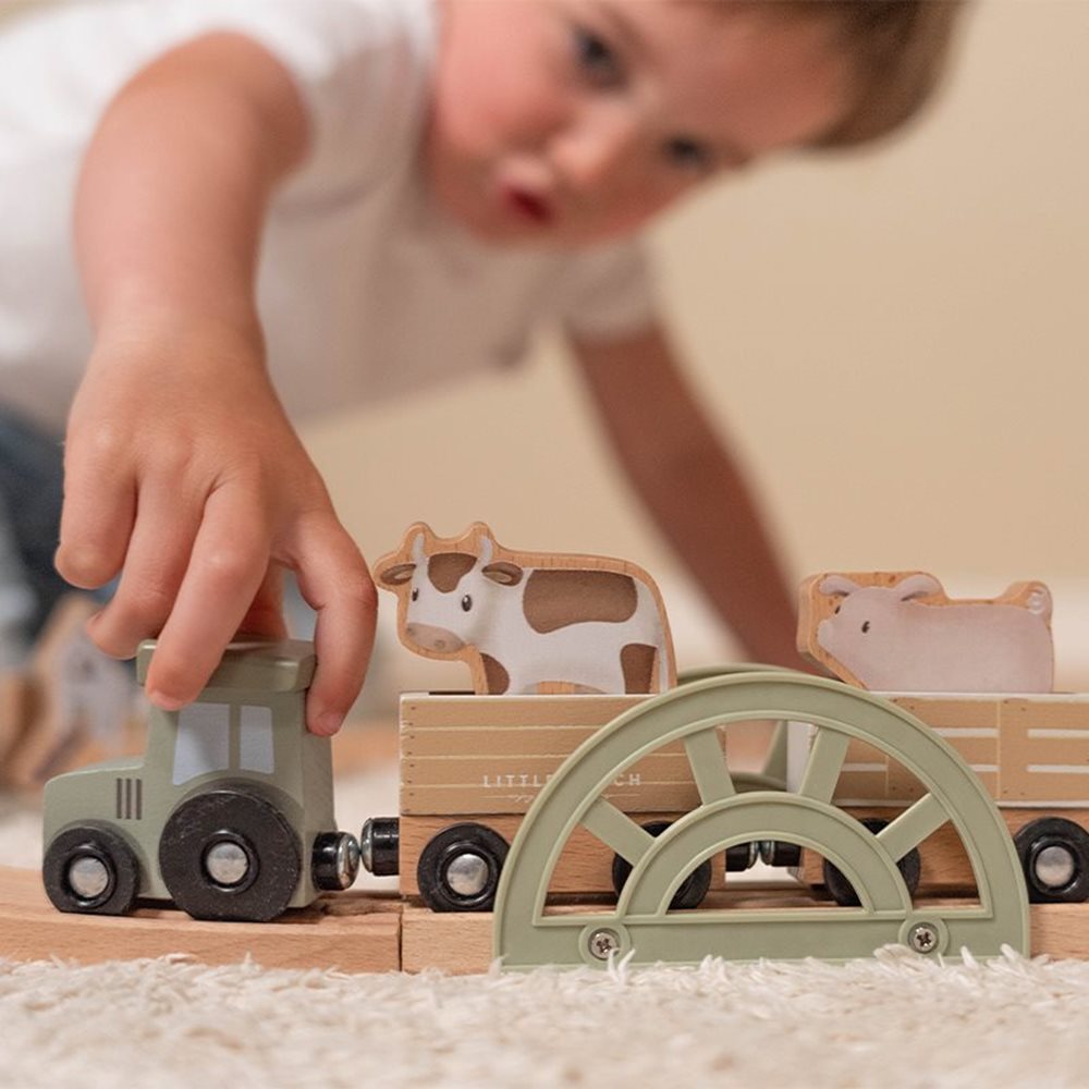 Little Dutch Wooden Train Track – Little Farm