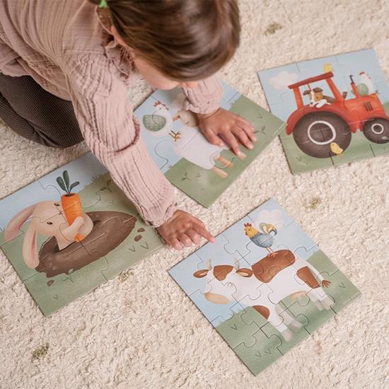 Little Dutch 4-in-1 Progressive Puzzle – Little Farm