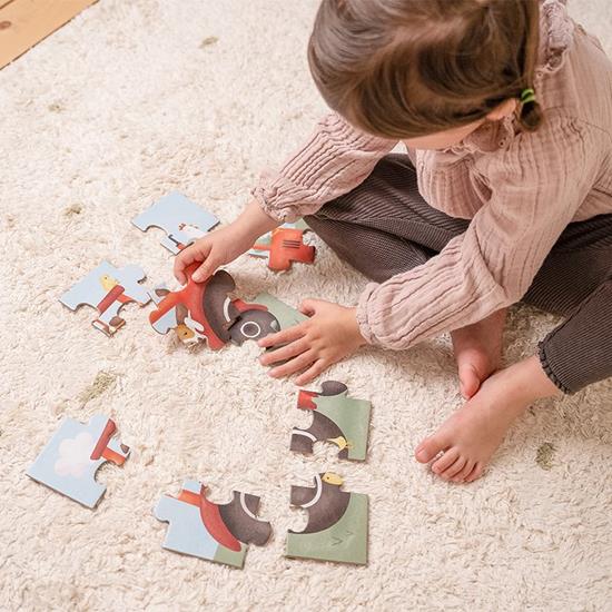 Little Dutch 4-in-1 Progressive Puzzle – Little Farm