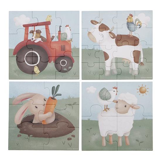 Little Dutch 4-in-1 Progressive Puzzle – Little Farm
