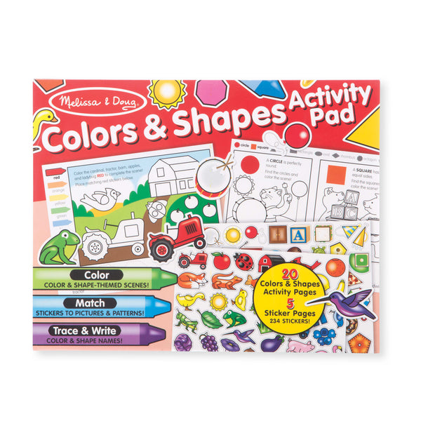 Melissa & Doug Colours & Shapes Activity Sticker Pad