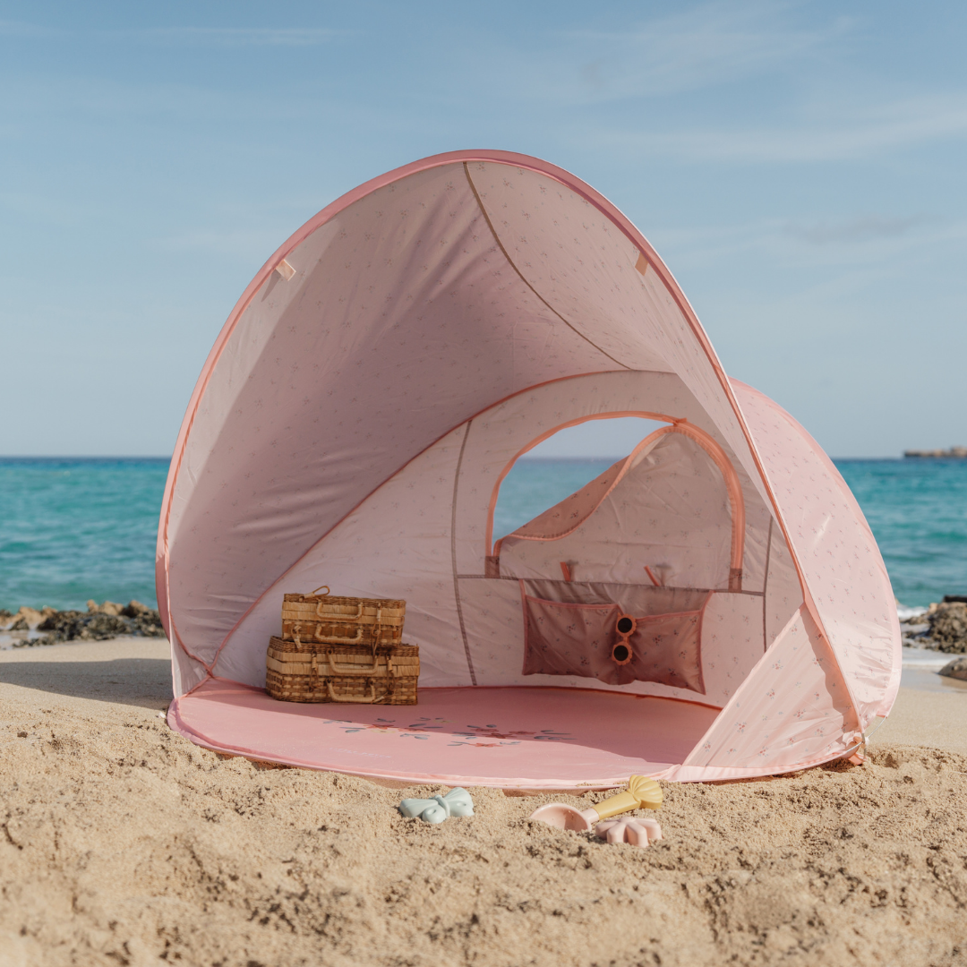 Pop-Up Beach Tent – Ocean Dreams Pink