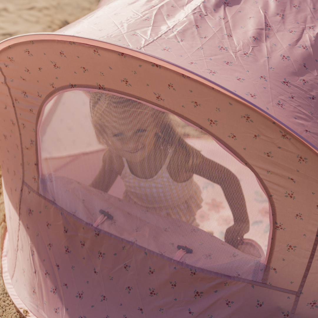 Pop-Up Beach Tent – Ocean Dreams Pink