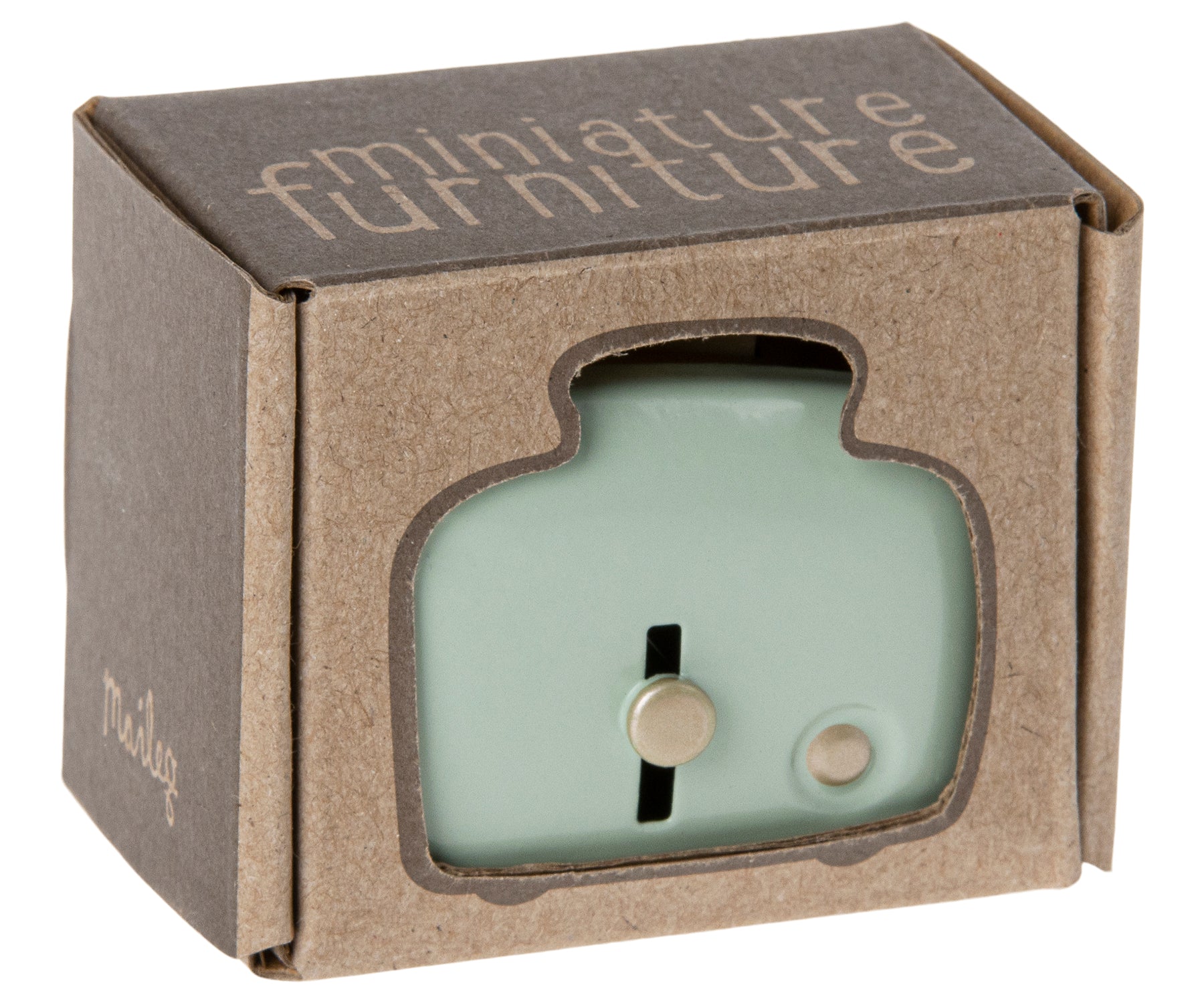 Maileg Miniature Toaster with Bread – Mint