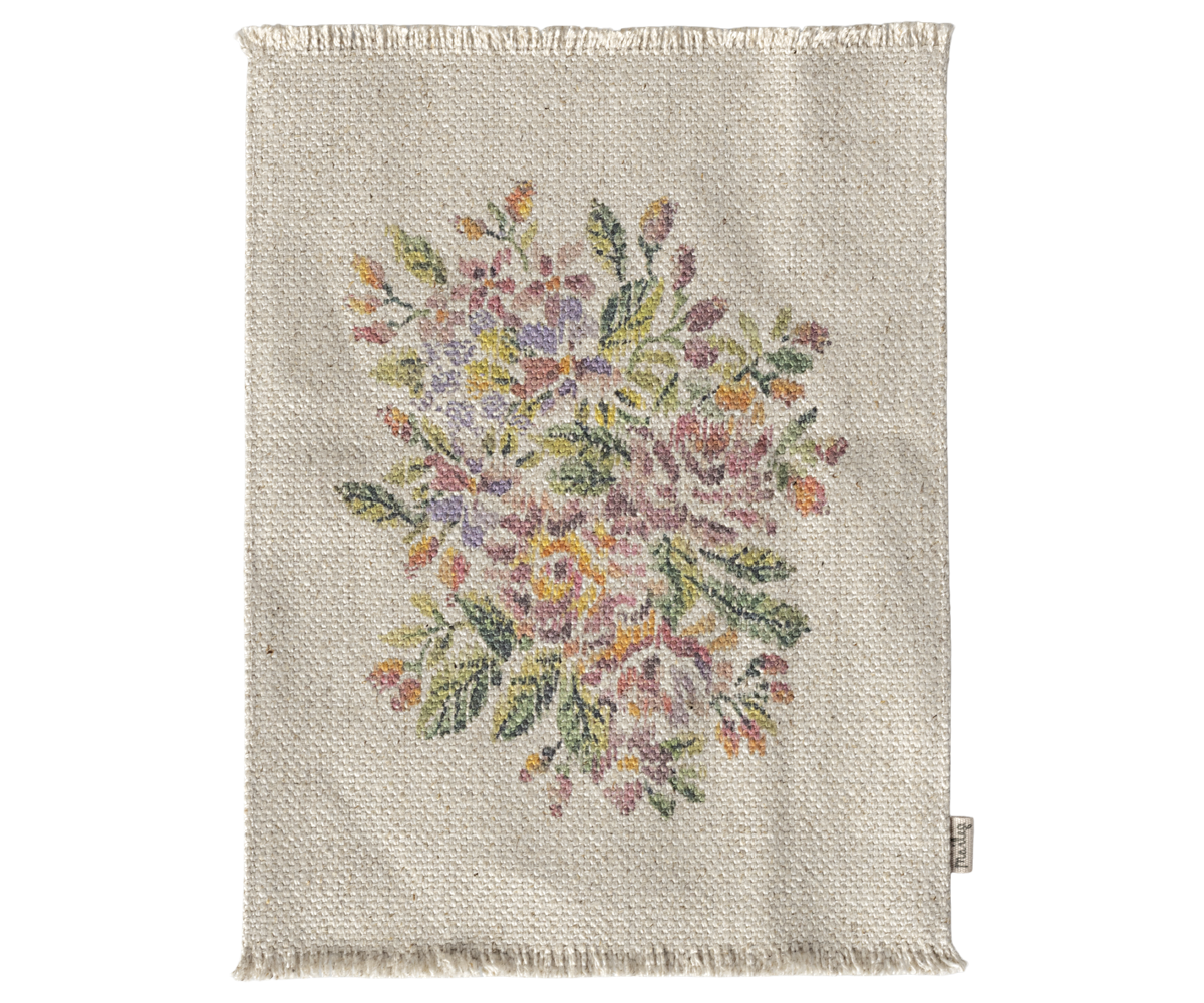Maileg Miniature Mouse Flower Rug – Large