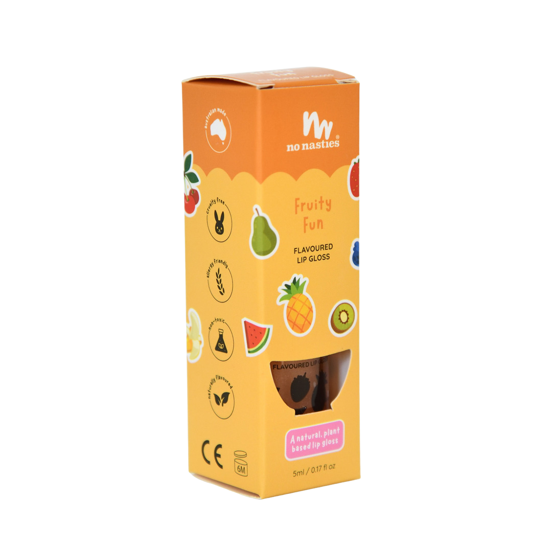 No Nasties Kids Lip Gloss Wand – Fruity Fun