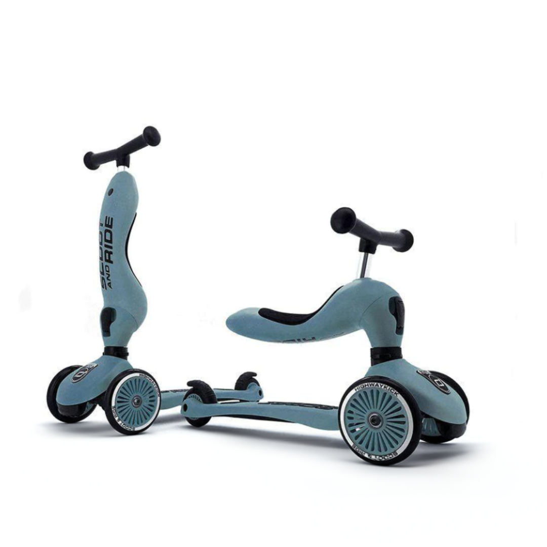 Scoot And Ride 2-in-1 Balance Bike & Scooter Highwaykick 1 – Steel