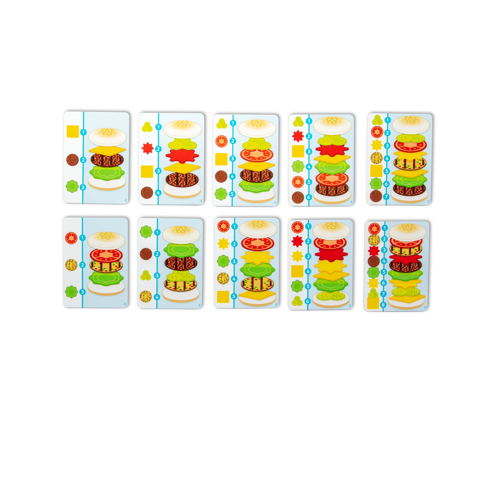 Melissa & Doug Burger Stacking Games