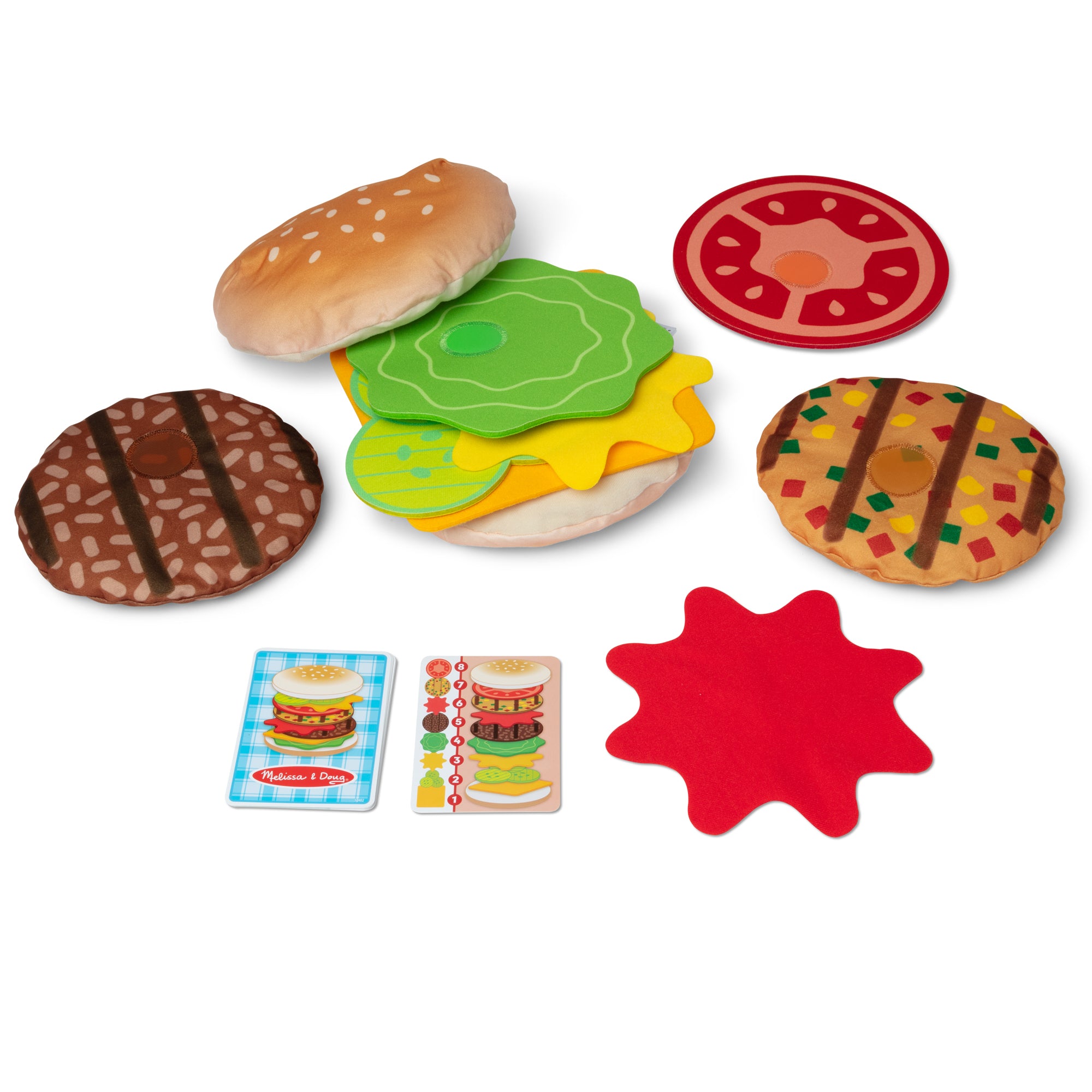 Melissa & Doug Burger Stacking Games
