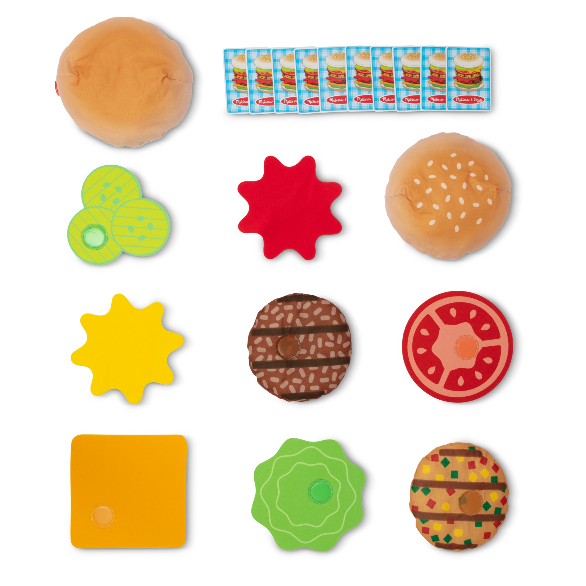 Melissa & Doug Burger Stacking Games
