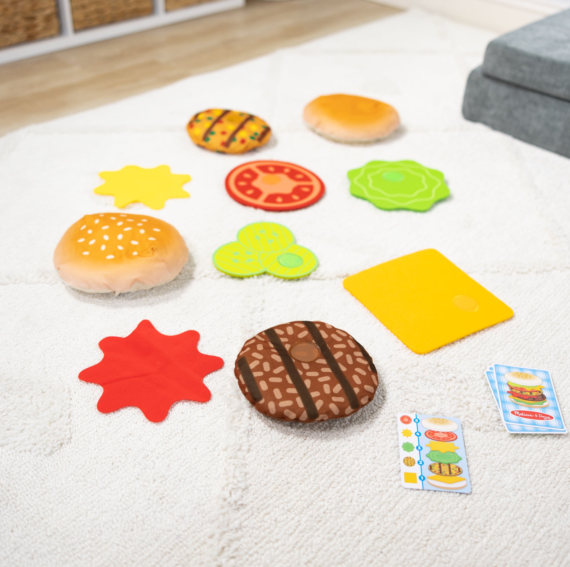 Melissa & Doug Burger Stacking Games