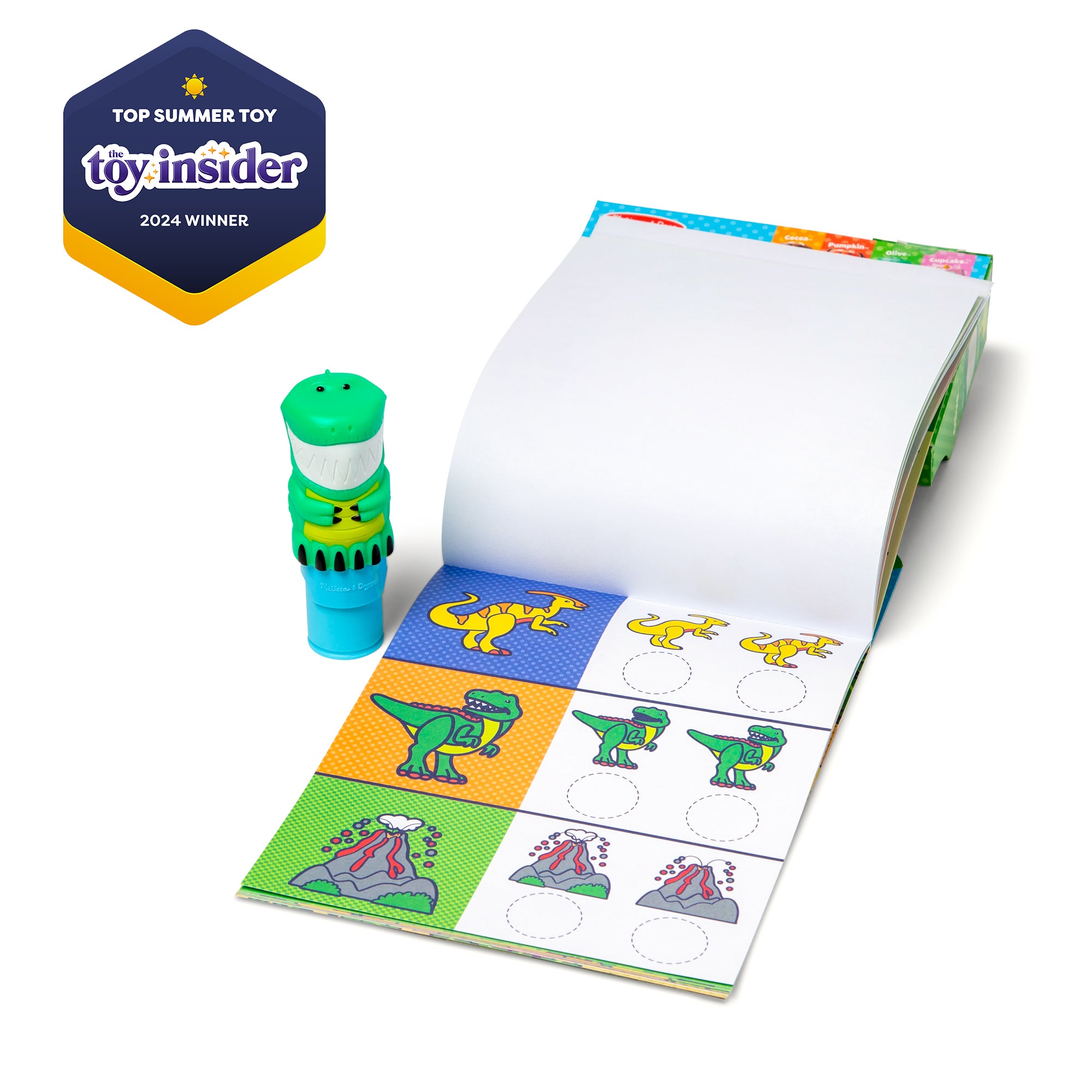 Melissa & Doug Sticker WOW!™ Activity Pad & Sticker Stamper – Dinosaur
