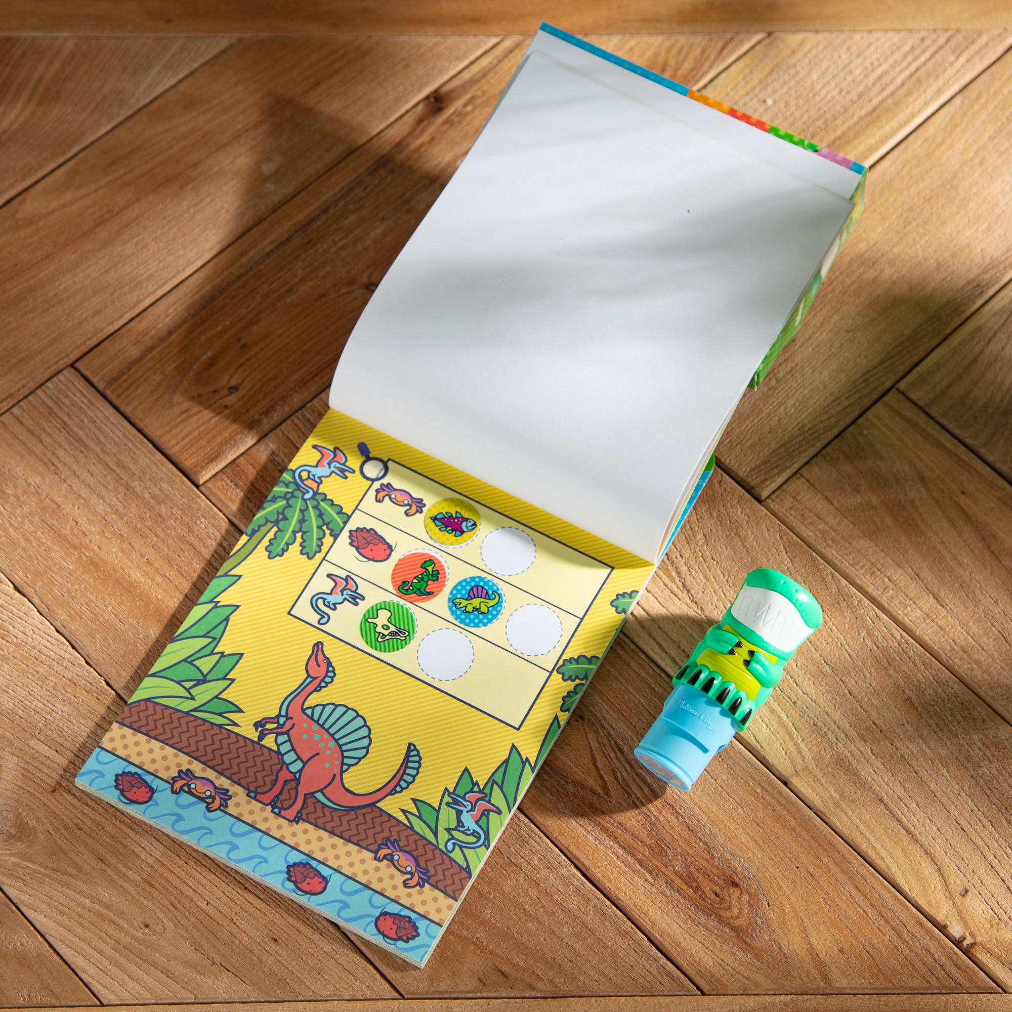 Melissa & Doug Sticker WOW!™ Activity Pad & Sticker Stamper – Dinosaur