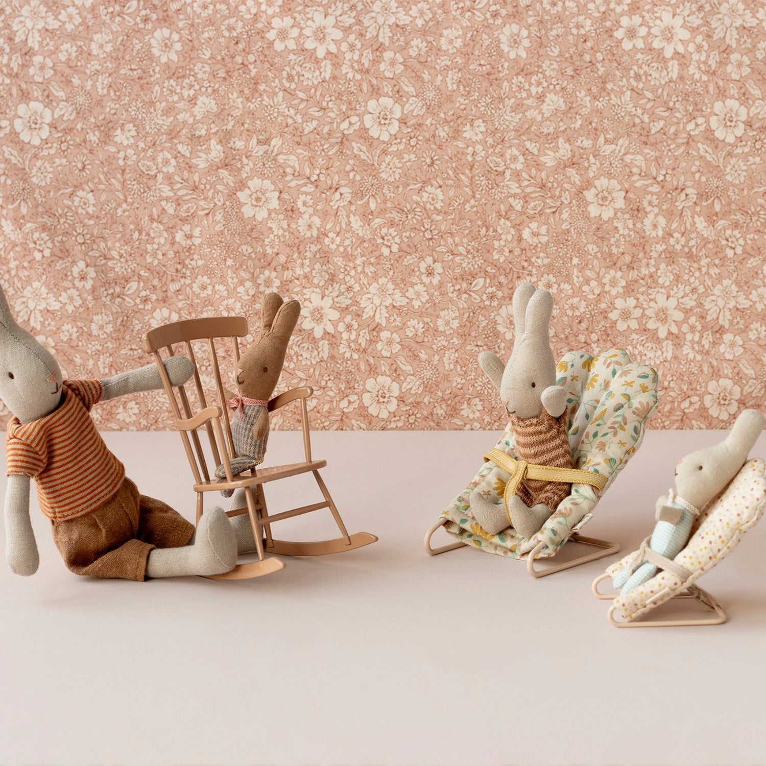 Maileg My Rabbit – Light Blue Check
