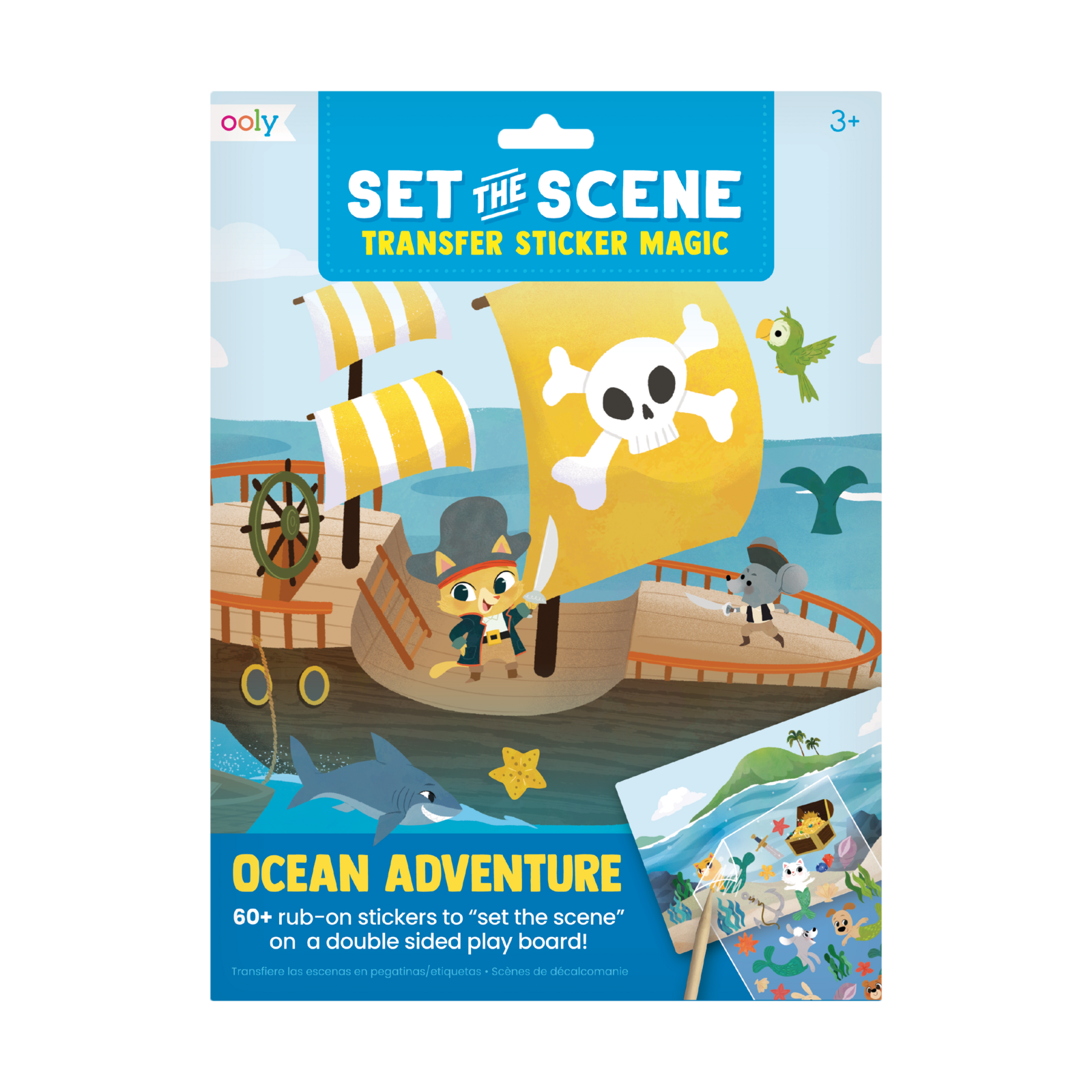 OOLY Set the Scene Transfer Stickers Magic – Ocean Adventure