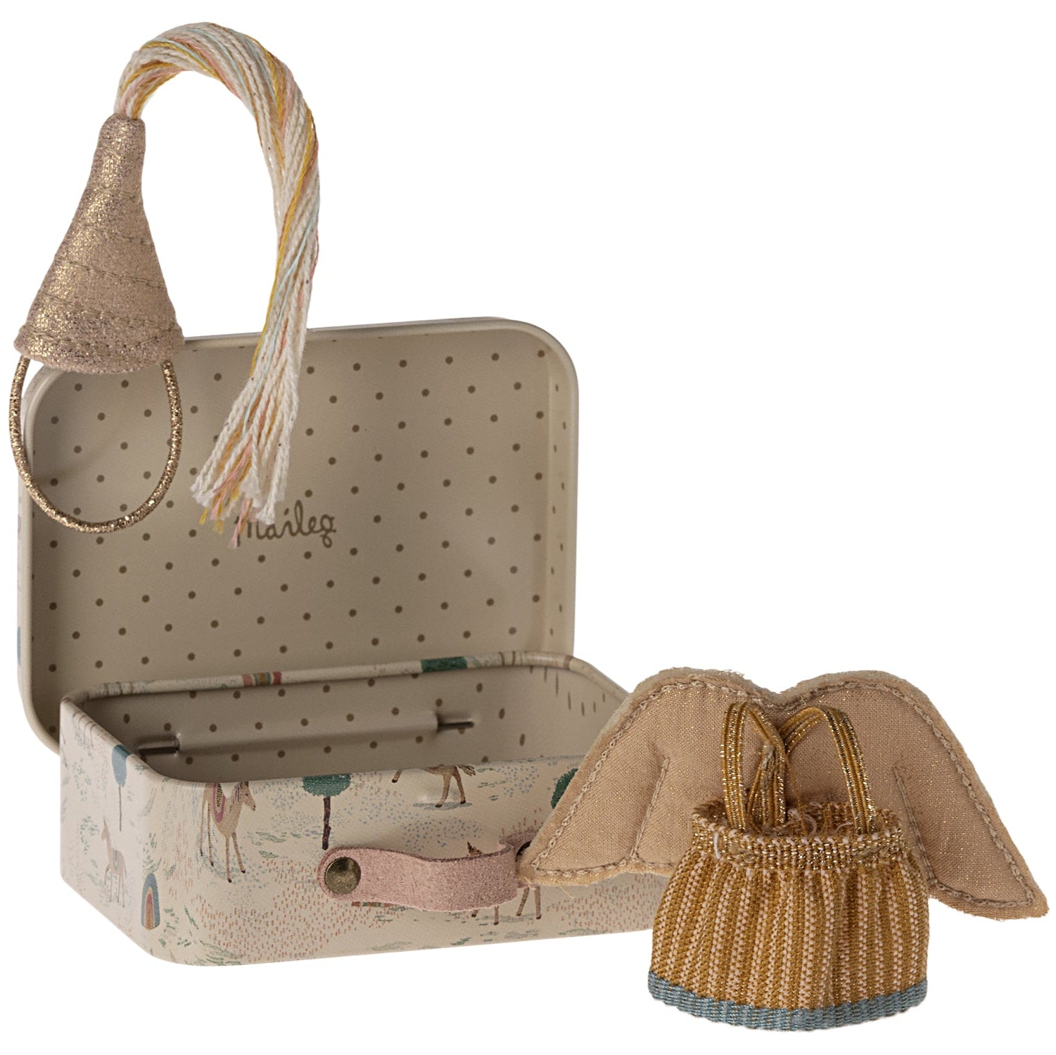Maileg Miniature Mouse Fairy Clothes in Suitcase – Little Sister