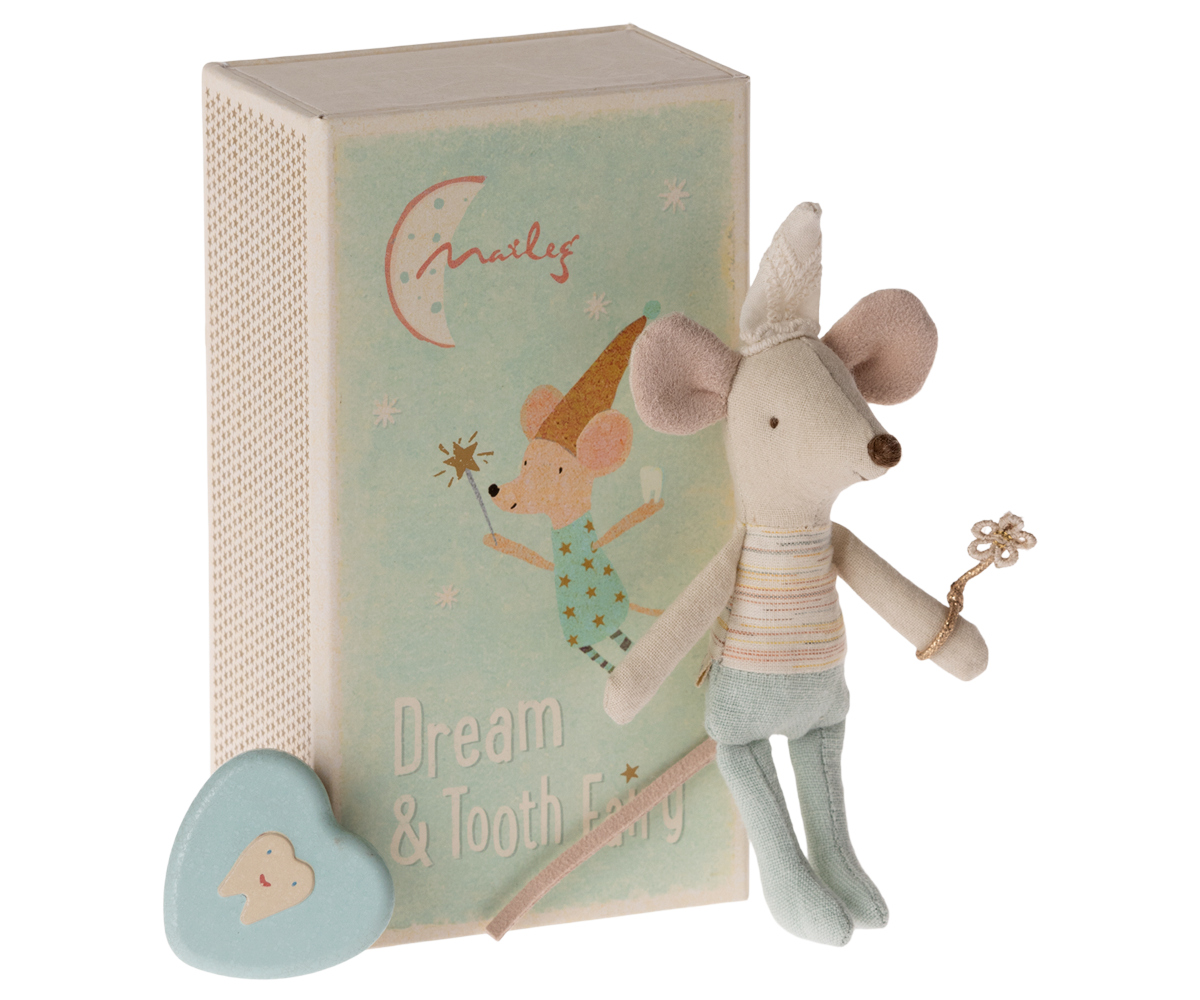 Maileg Tooth Fairy Mouse in Matchbox – Little Brother