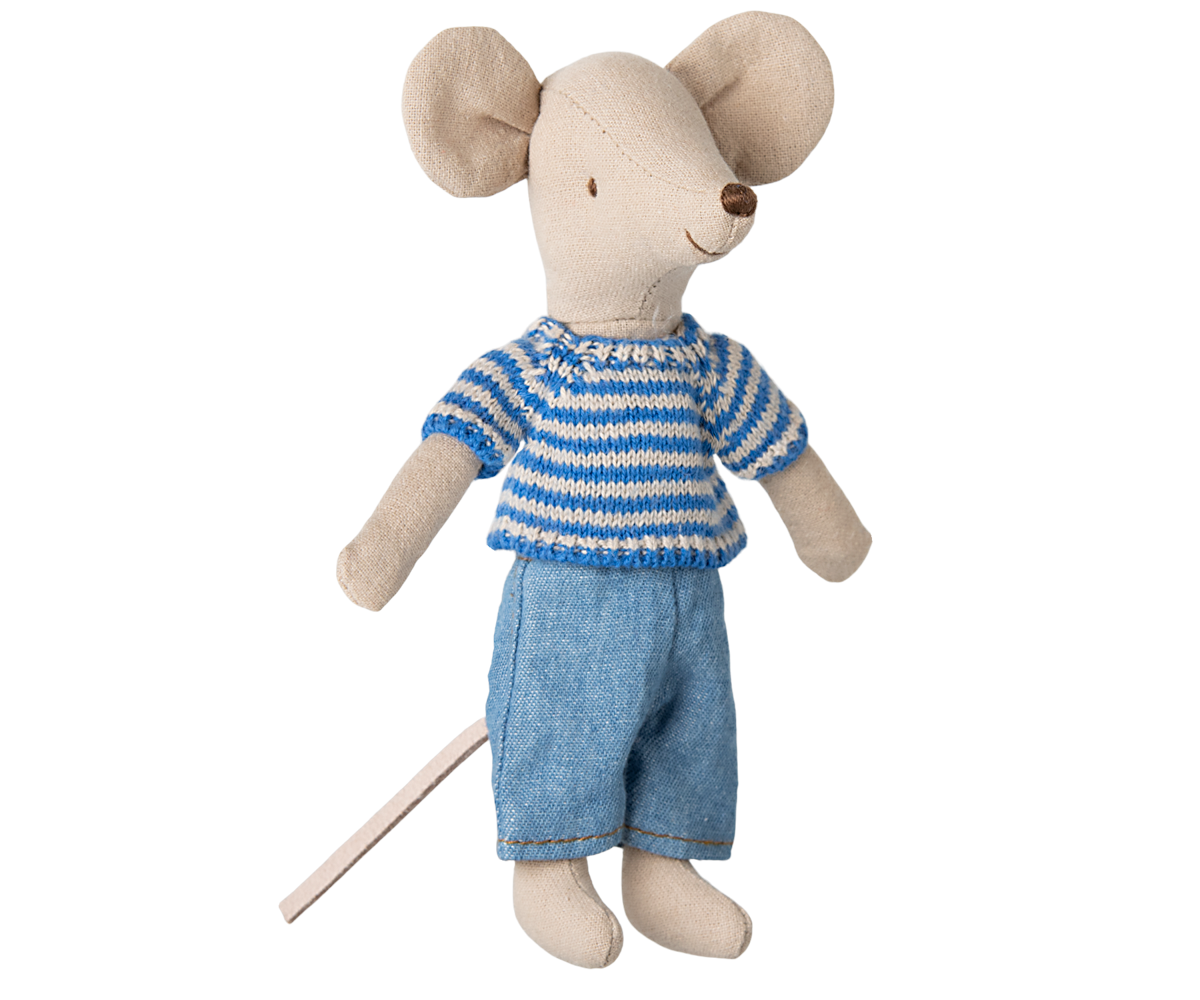 Maileg Mouse Knitted Sweater & Pants – Big Brother