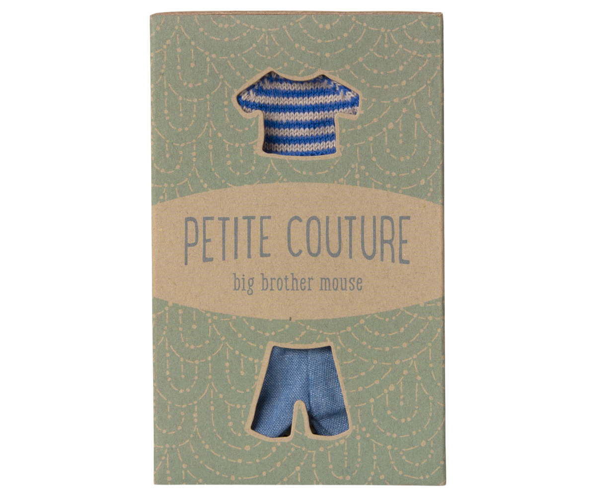 Maileg Mouse Knitted Sweater & Pants – Big Brother