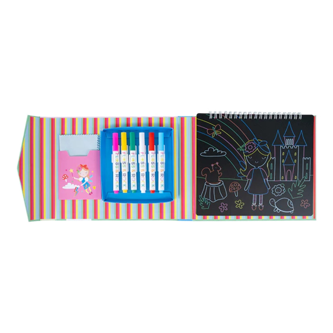 Floss & Rock Chalkboard Sketchbook – Rainbow Fairy