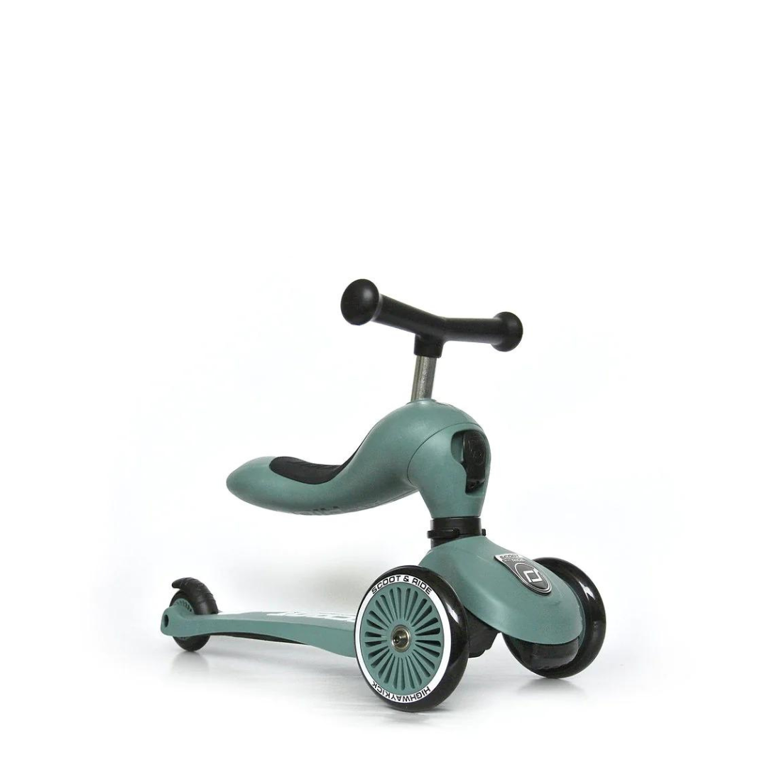 Scoot And Ride 2-in-1 Balance Bike & Scooter Highwaykick 1 – Forest