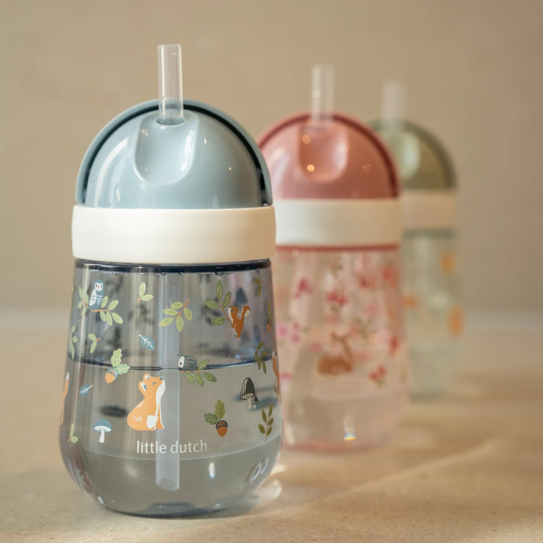 Little Dutch x Mepal Mio Straw Cup – Forest Friends