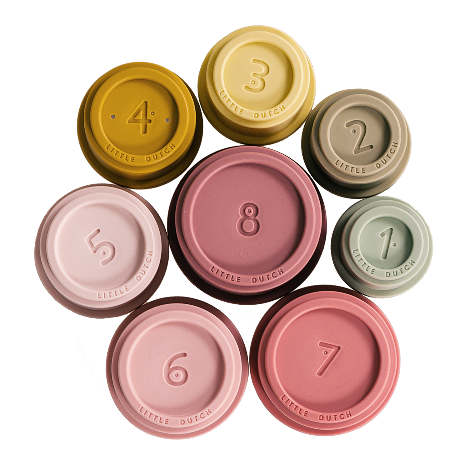 Little Dutch Stacking Cups – Pink