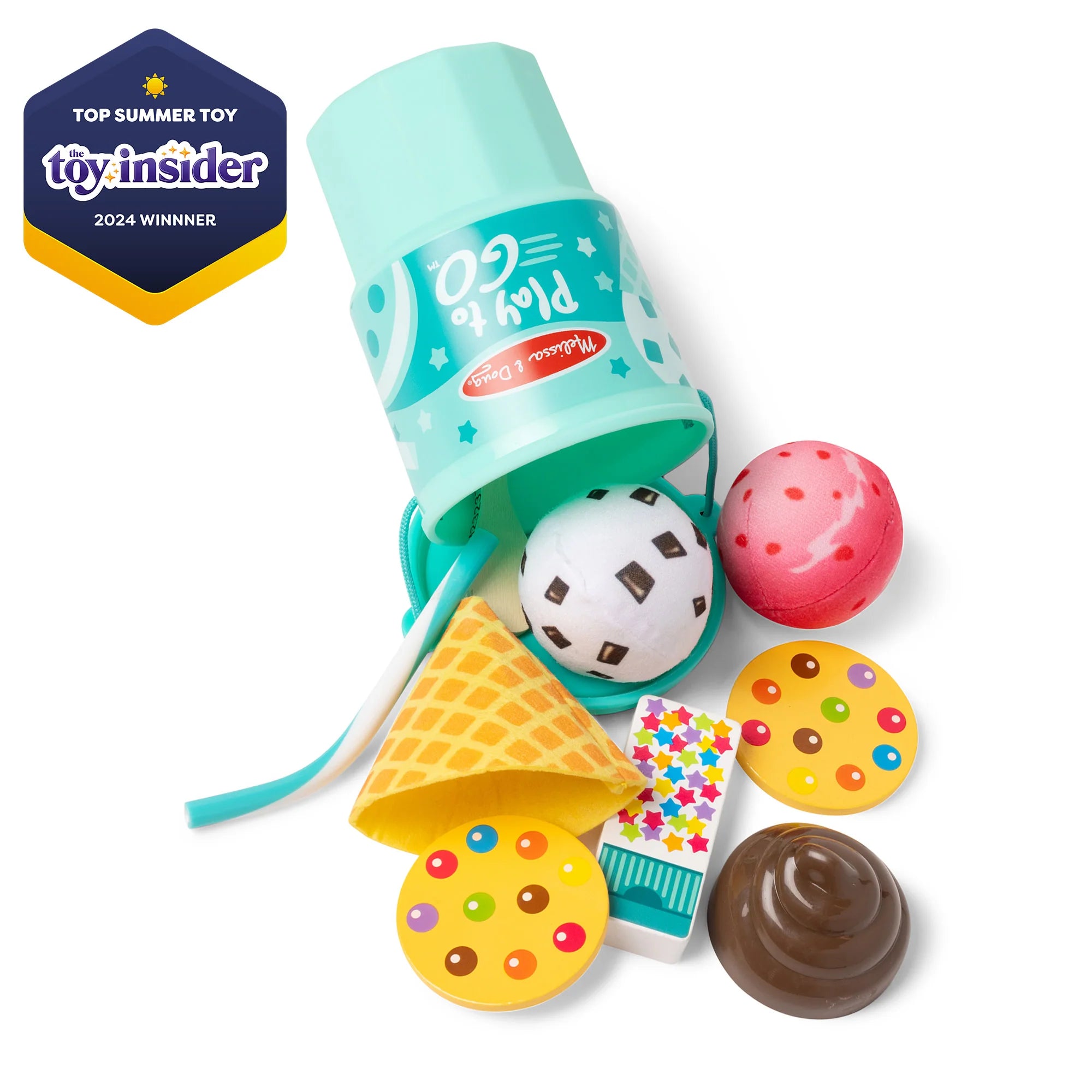 Melissa & Doug Play to Go – Ice Cream Playset
