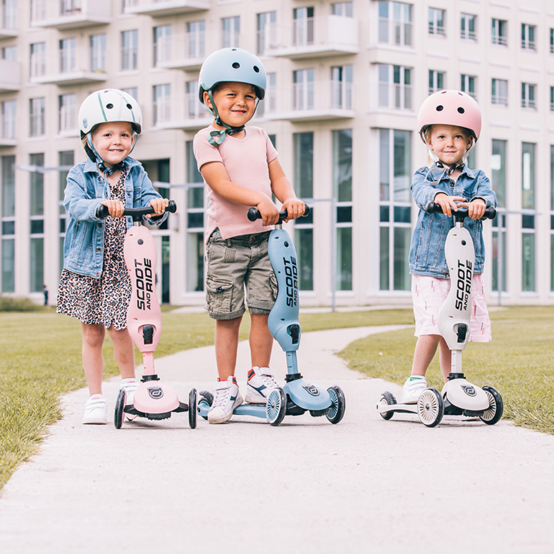Scoot And Ride 2-in-1 Balance Bike & Scooter Highwaykick 1 – Rose