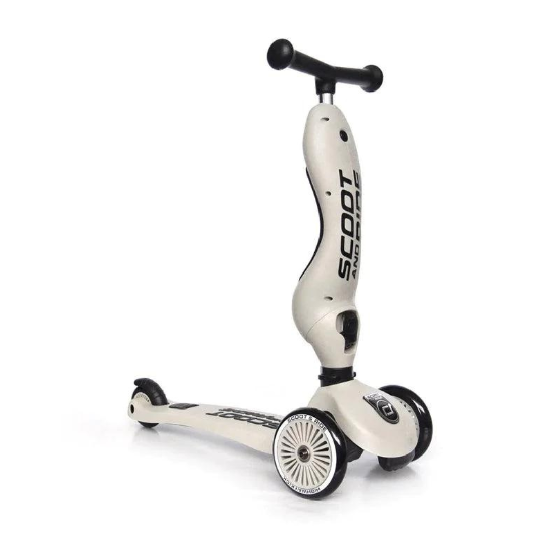 Scoot And Ride 2-in-1 Balance Bike & Scooter Highwaykick 1 – Ash