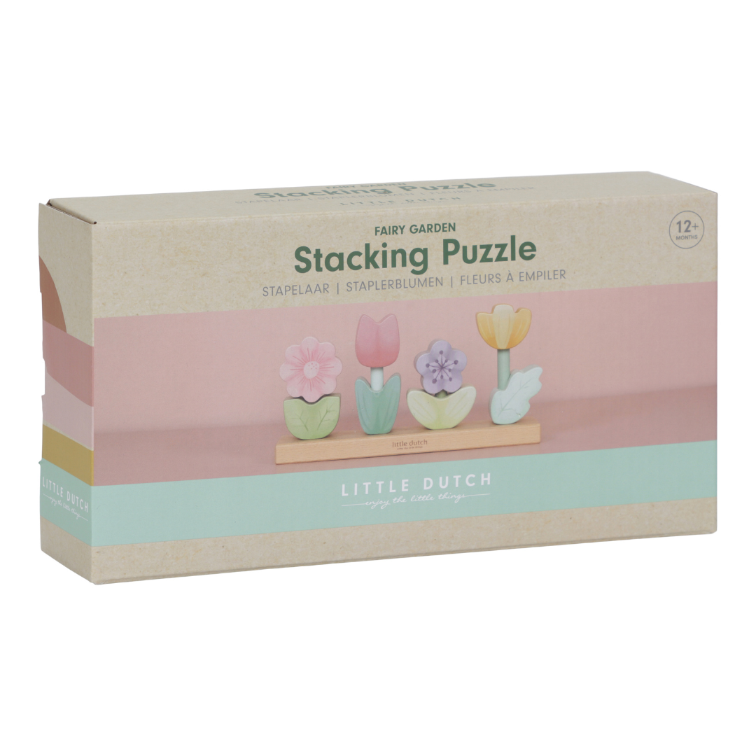 Little Dutch Flowers Stacking Puzzle – Fairy Garden