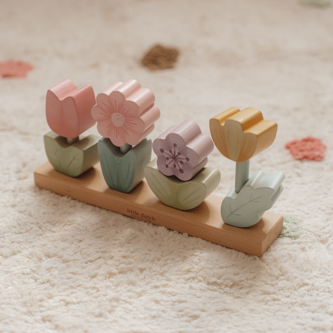 Little Dutch Flowers Stacking Puzzle – Fairy Garden