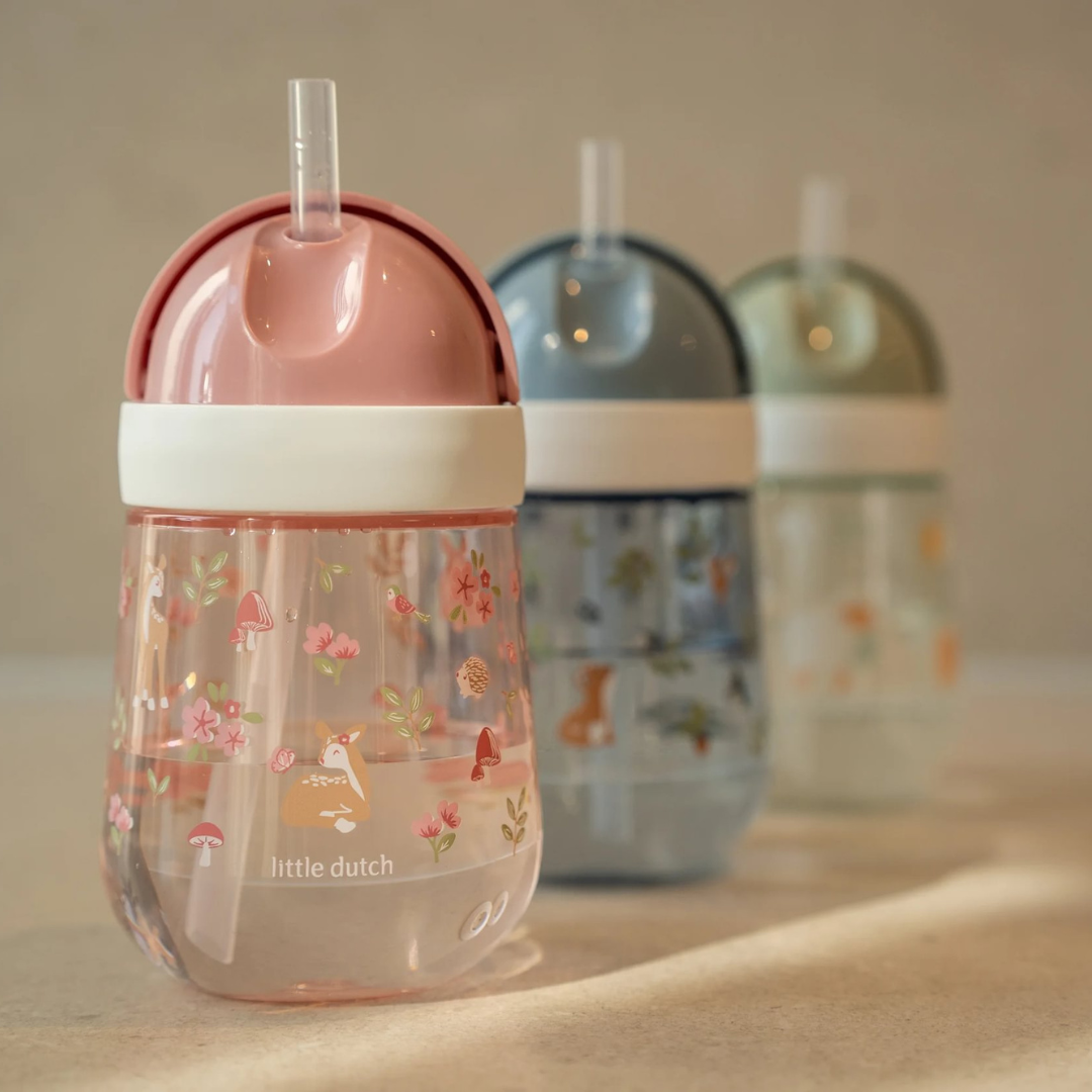 Little Dutch x Mepal Mio Straw Cup – Fairy Garden