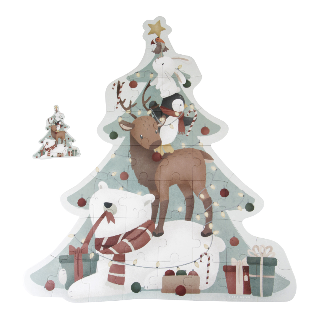 Little Dutch Christmas Puzzle – Extra Large (35 Piece)