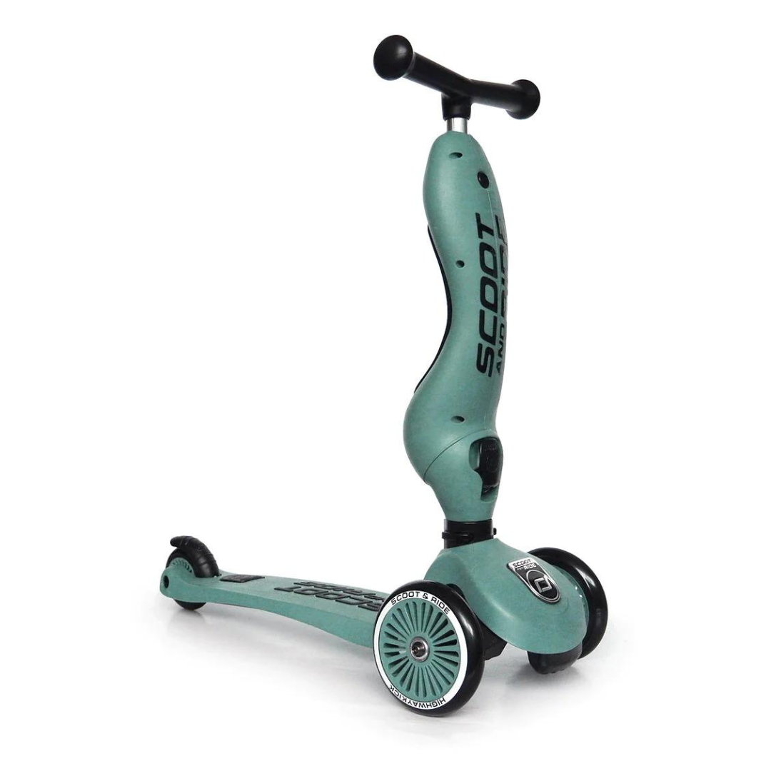 Scoot And Ride 2-in-1 Balance Bike & Scooter Highwaykick 1 – Forest