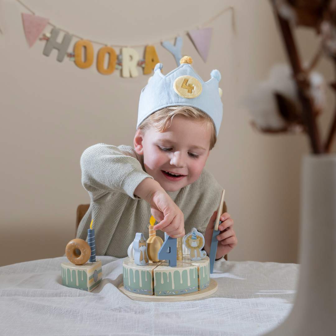 Little Dutch Birthday Crown – Blue