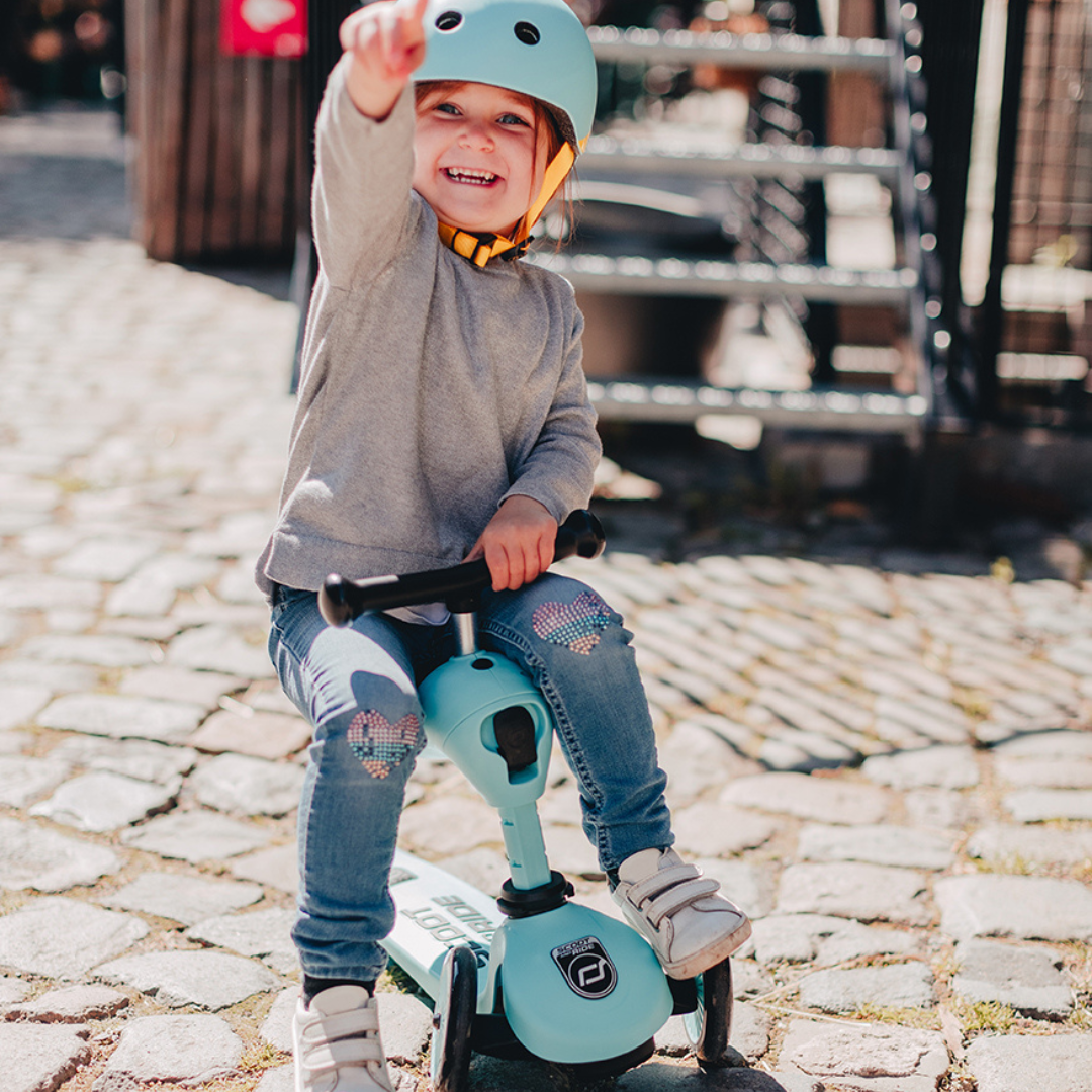 Scoot And Ride 2-in-1 Balance Bike & Scooter Highwaykick 1 – Blueberry