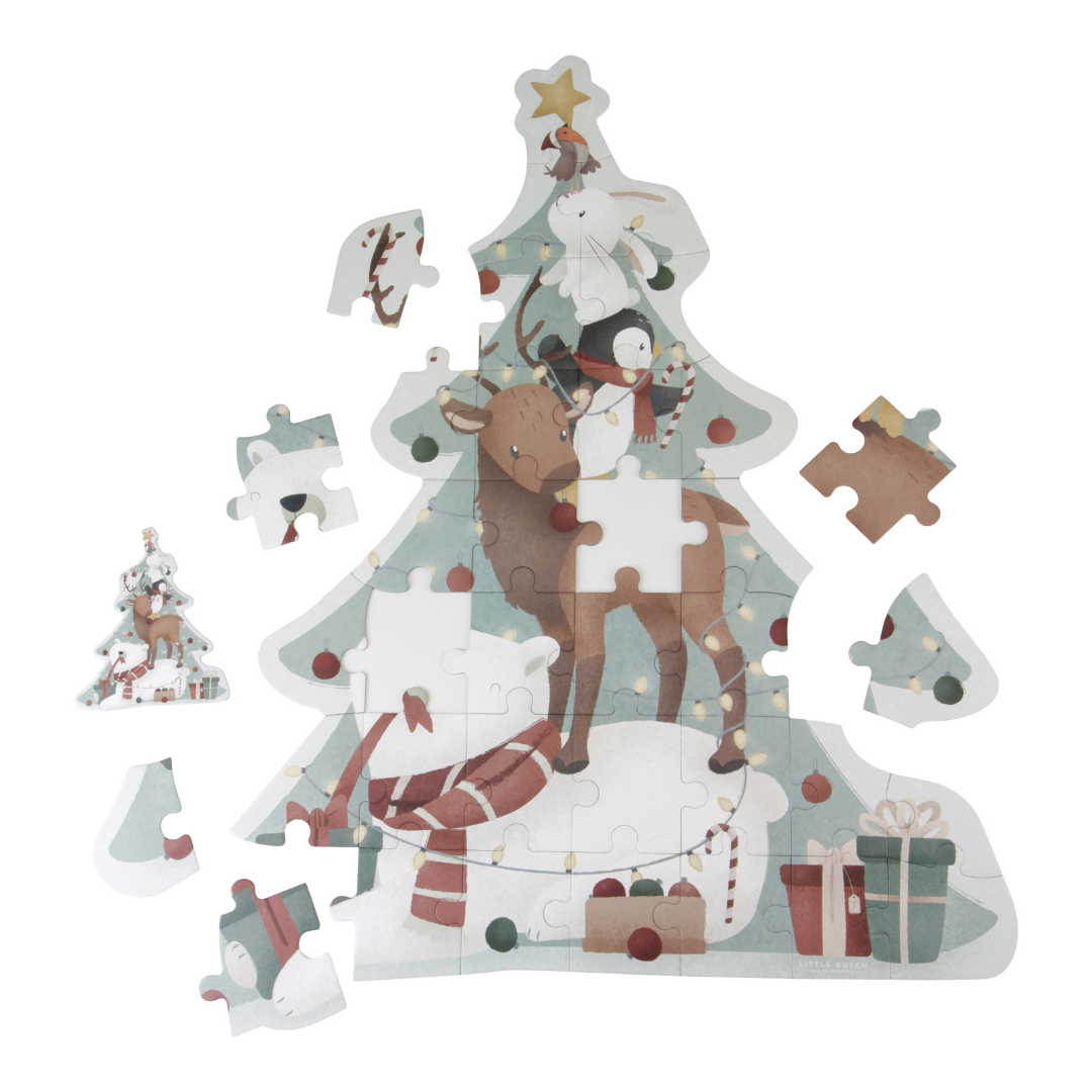 Little Dutch Christmas Puzzle – Extra Large (35 Piece)