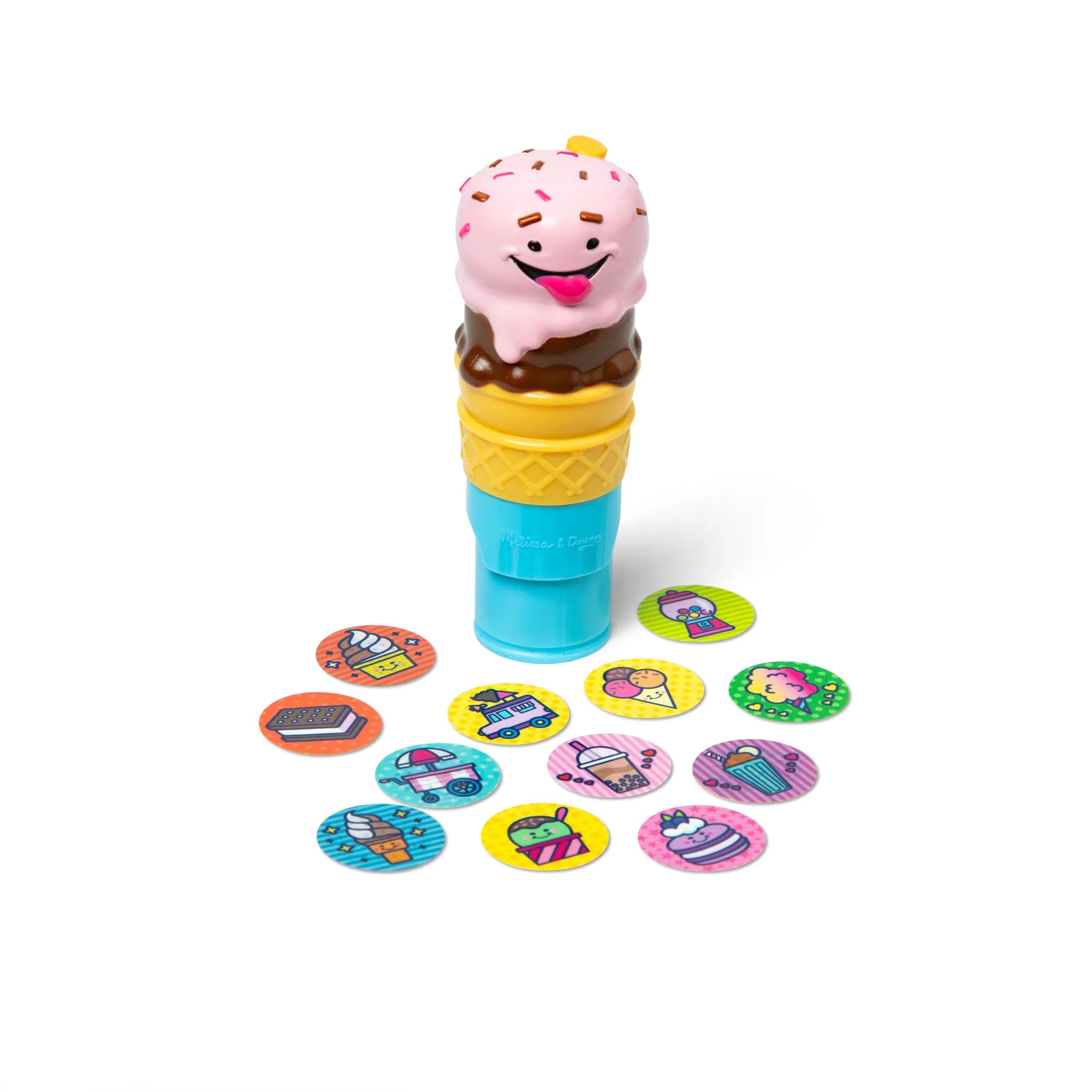 Melissa & Doug Sticker WOW!™ Activity Pad & Sticker Stamper – Ice Cream