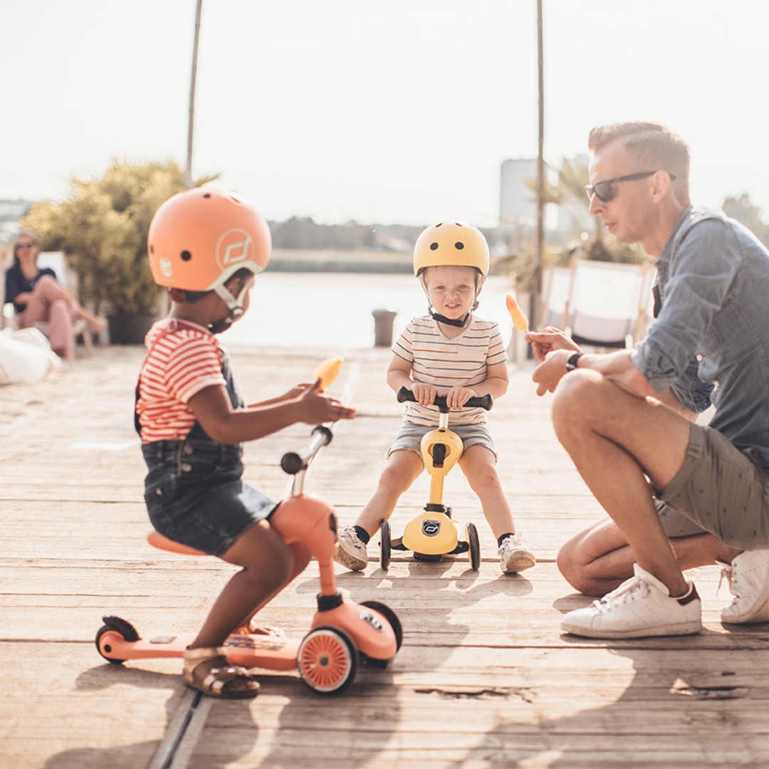 Scoot And Ride 2-in-1 Balance Bike & Scooter Highwaykick 1 – Peach