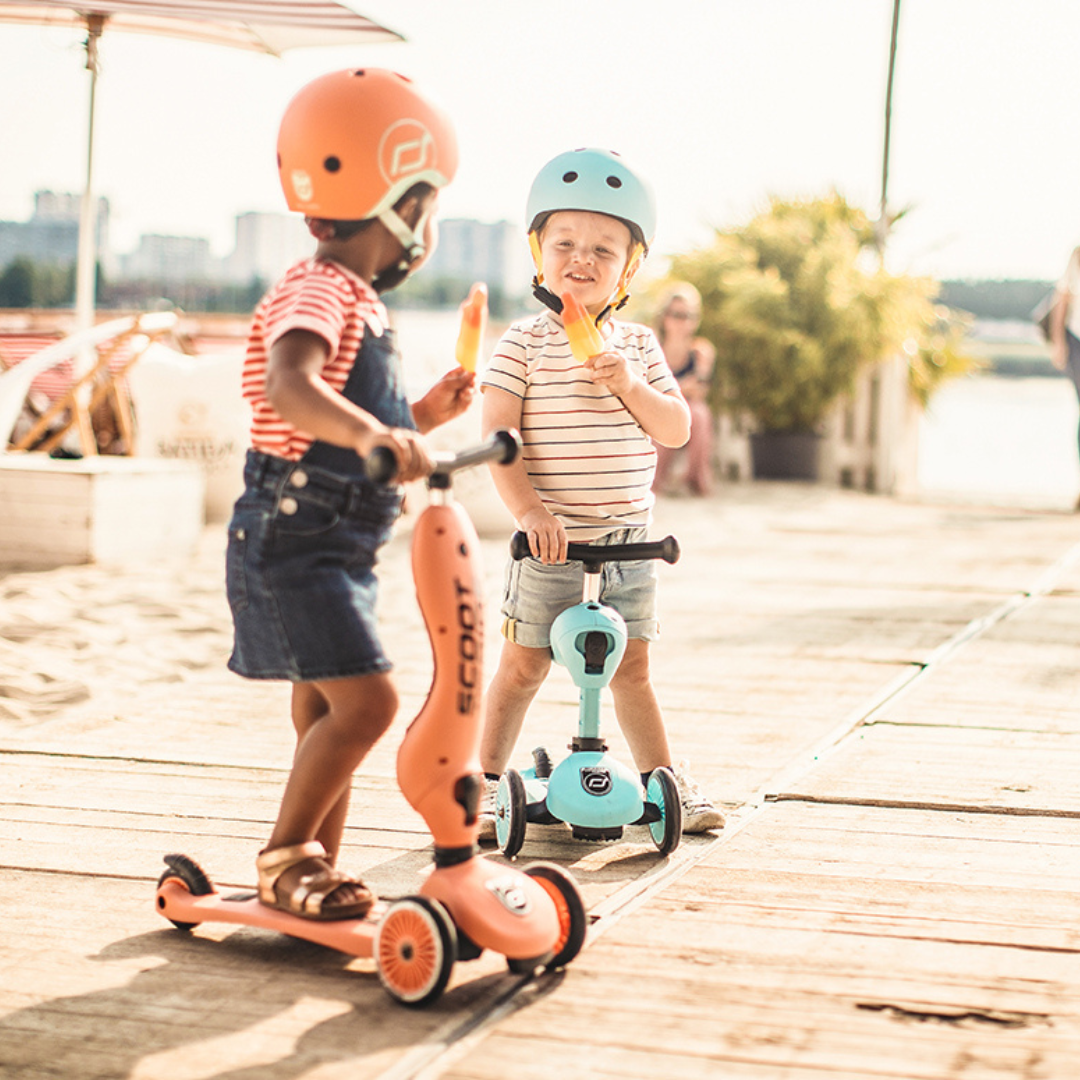 Scoot And Ride 2-in-1 Balance Bike & Scooter Highwaykick 1 – Peach