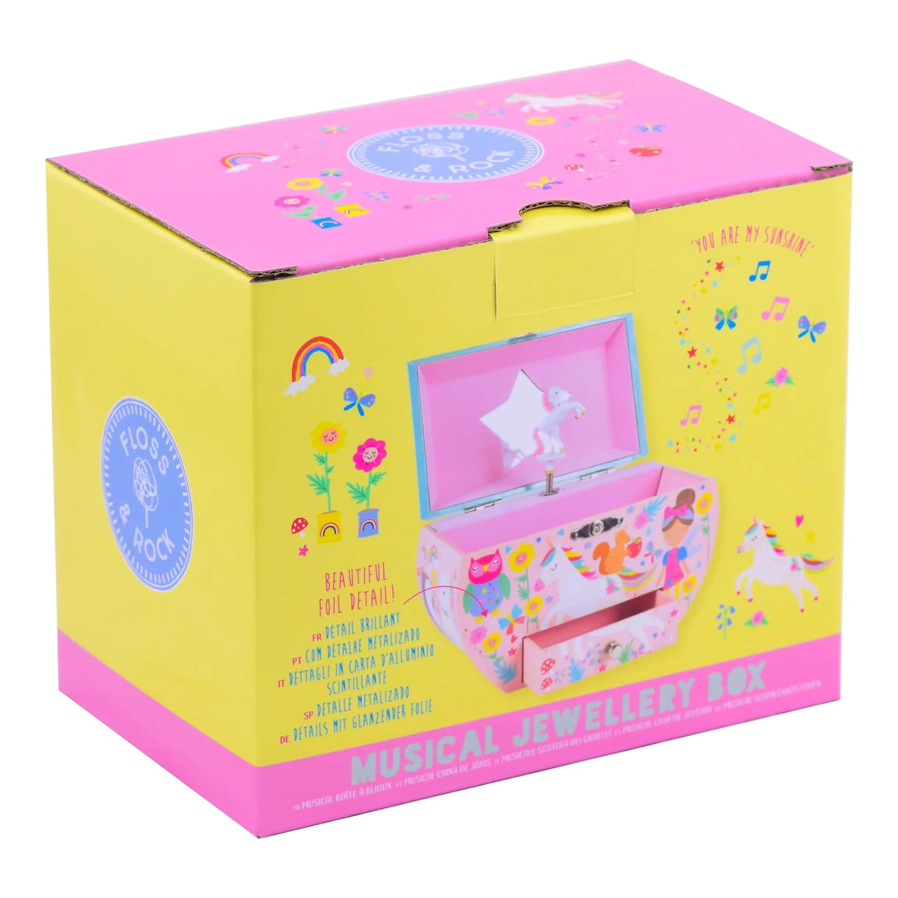 Floss & Rock Musical Jewellery Box – Rainbow Fairy