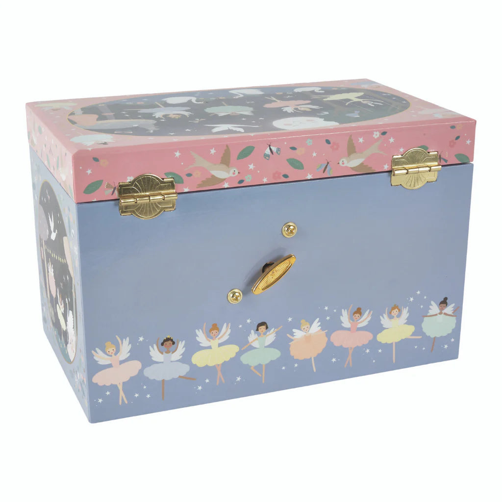 Floss & Rock Musical Jewellery Box with Drawers – Enchanted